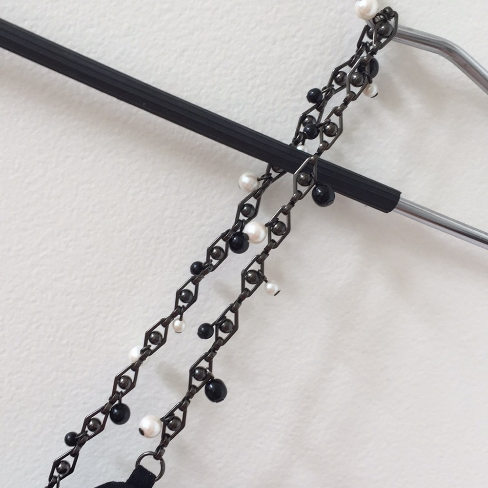 Laundry by Shelli Segal Drape Chain Strap Dress with Jagged Edge Retail for $465 - Picture 5 of 7